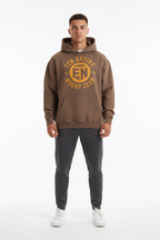 1823 Collection Brown Hoodie - White Background