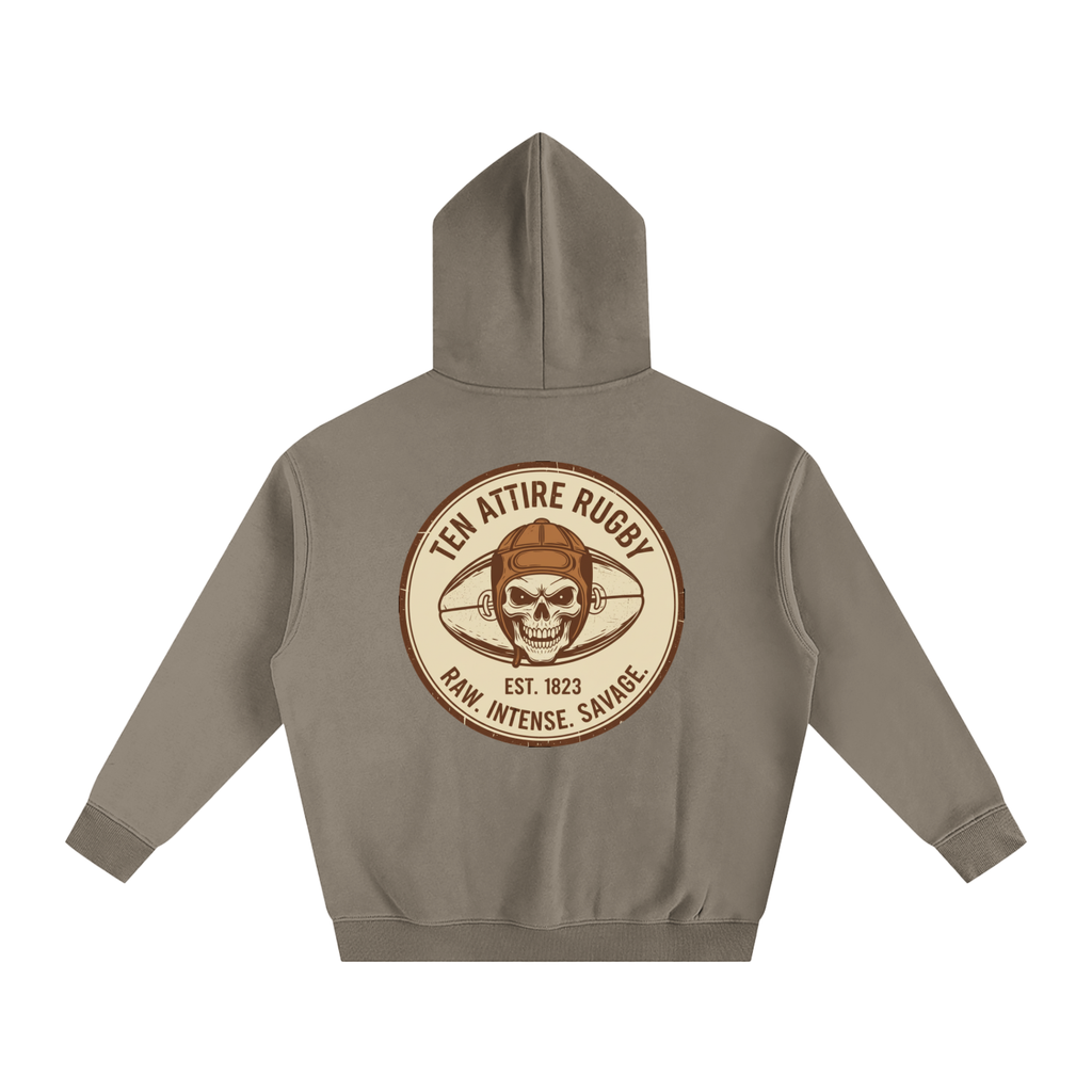 Vintage Rugby Skull Hood