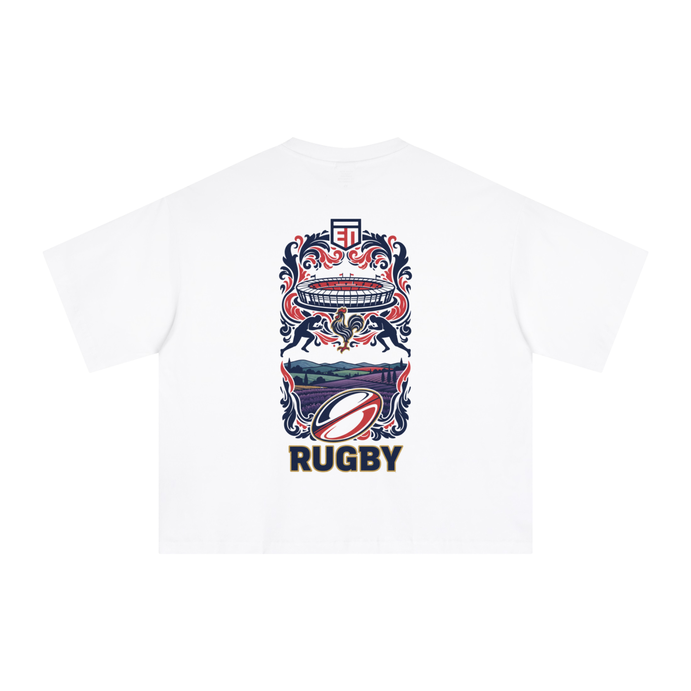 International French White Tee