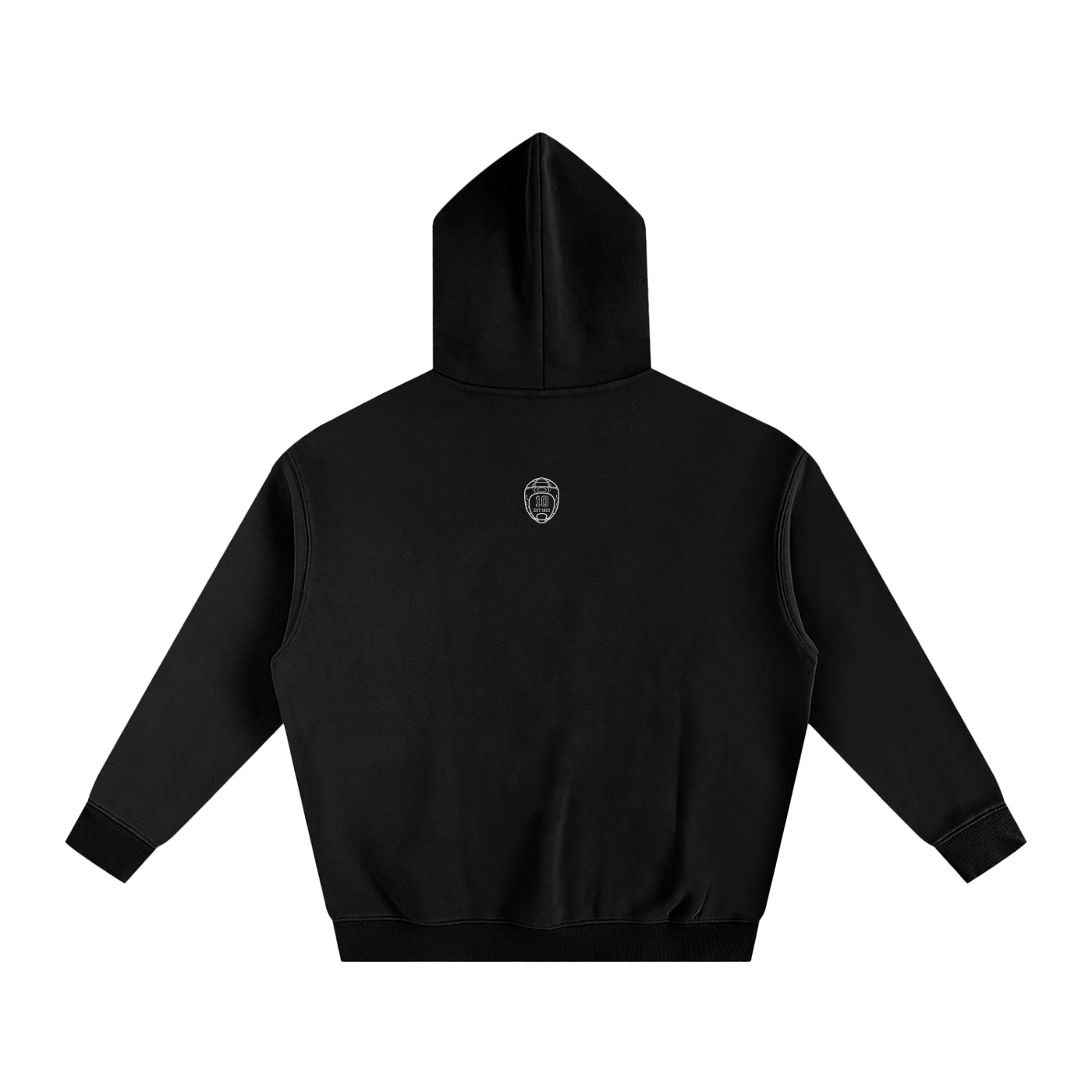 Rugby Club Hoodie Black