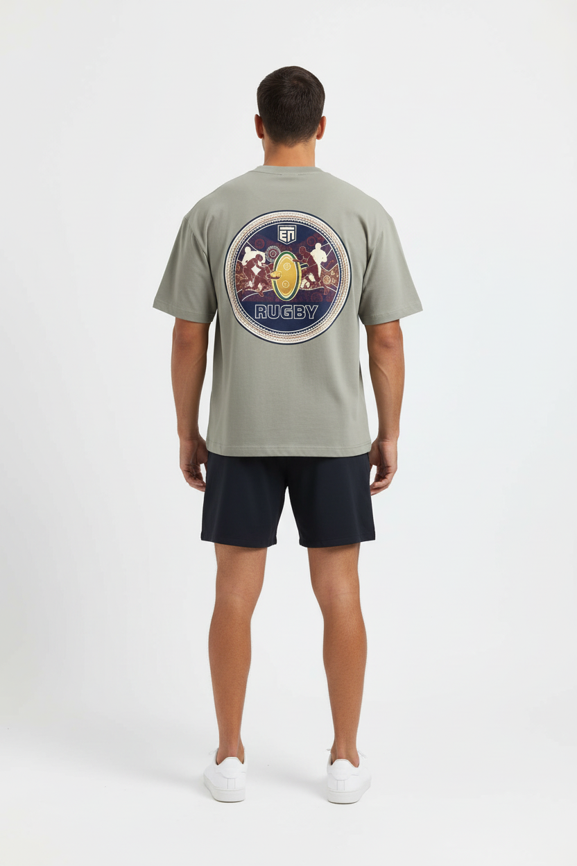 Australian Rugby Tee - Back Matching Color