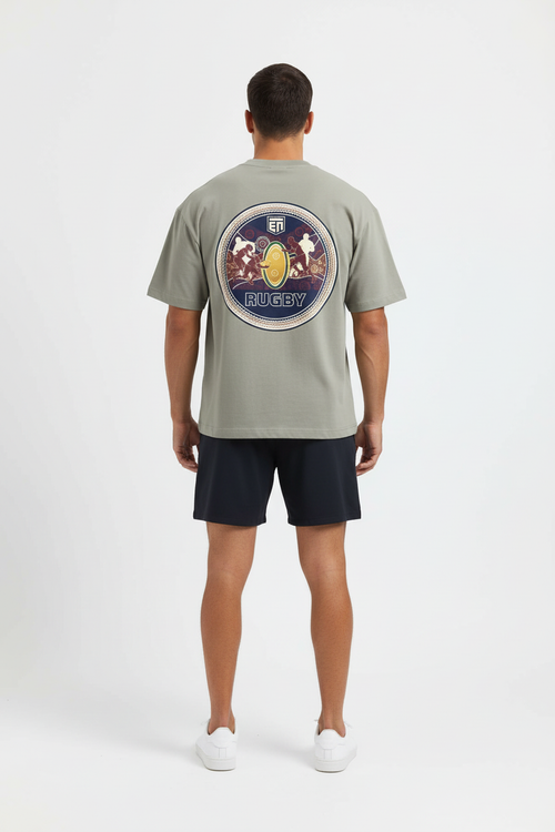 Australian Rugby Tee - Back Matching Color