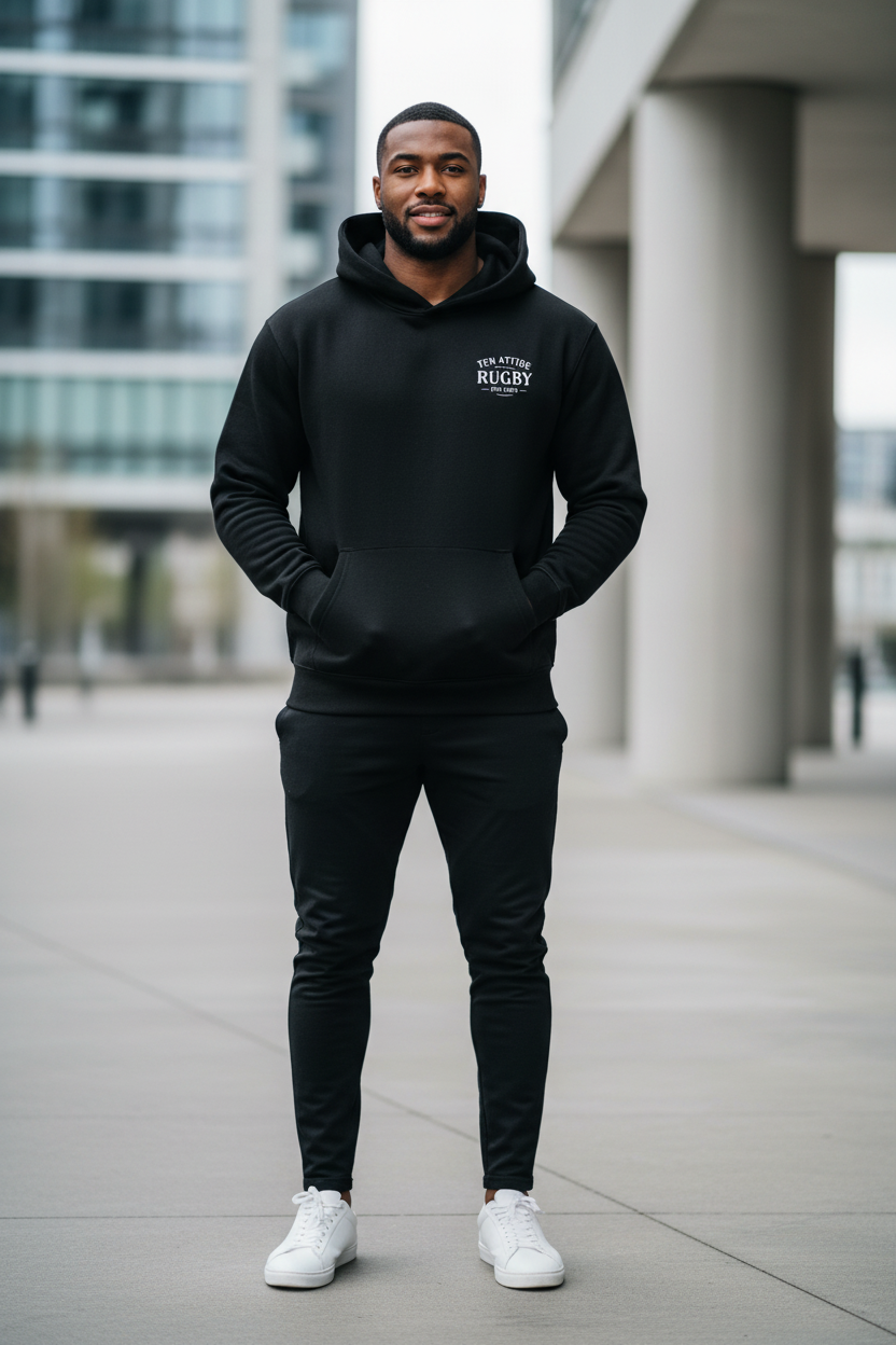 Black front view outdoor