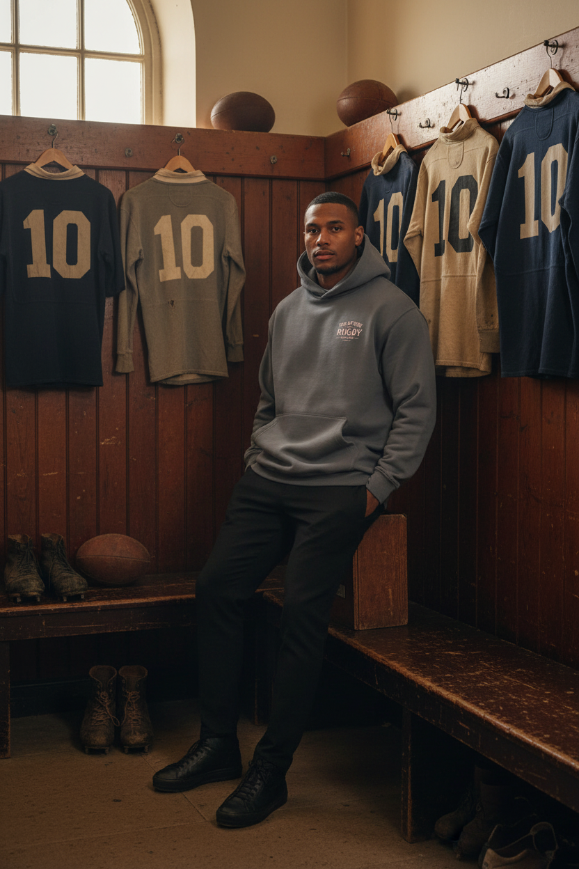 Charcoal in rugby club