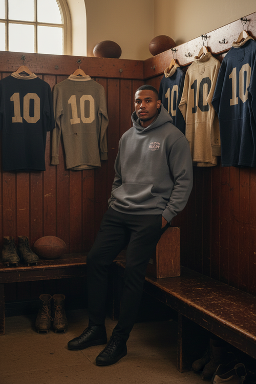 Charcoal in rugby club