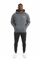 Charcoal white background