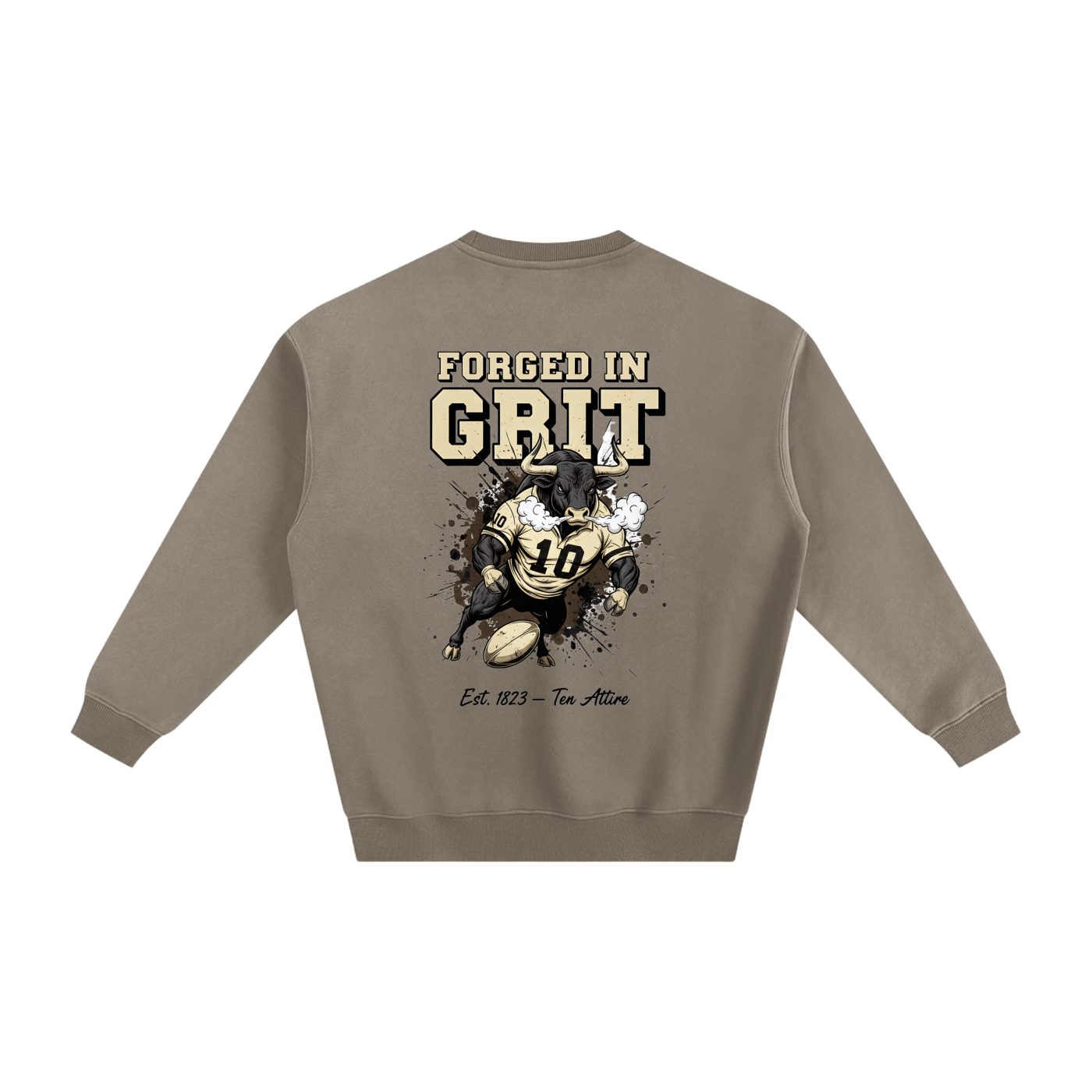 Streetwear Forged In Grit Crewneck