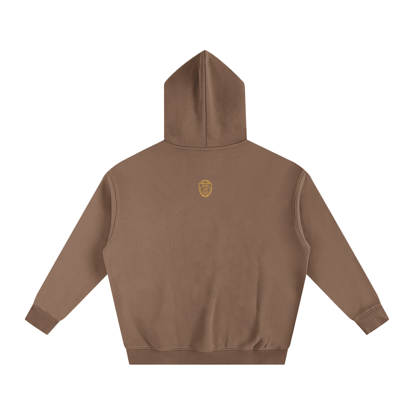 Rugby Club Hoodie Brown