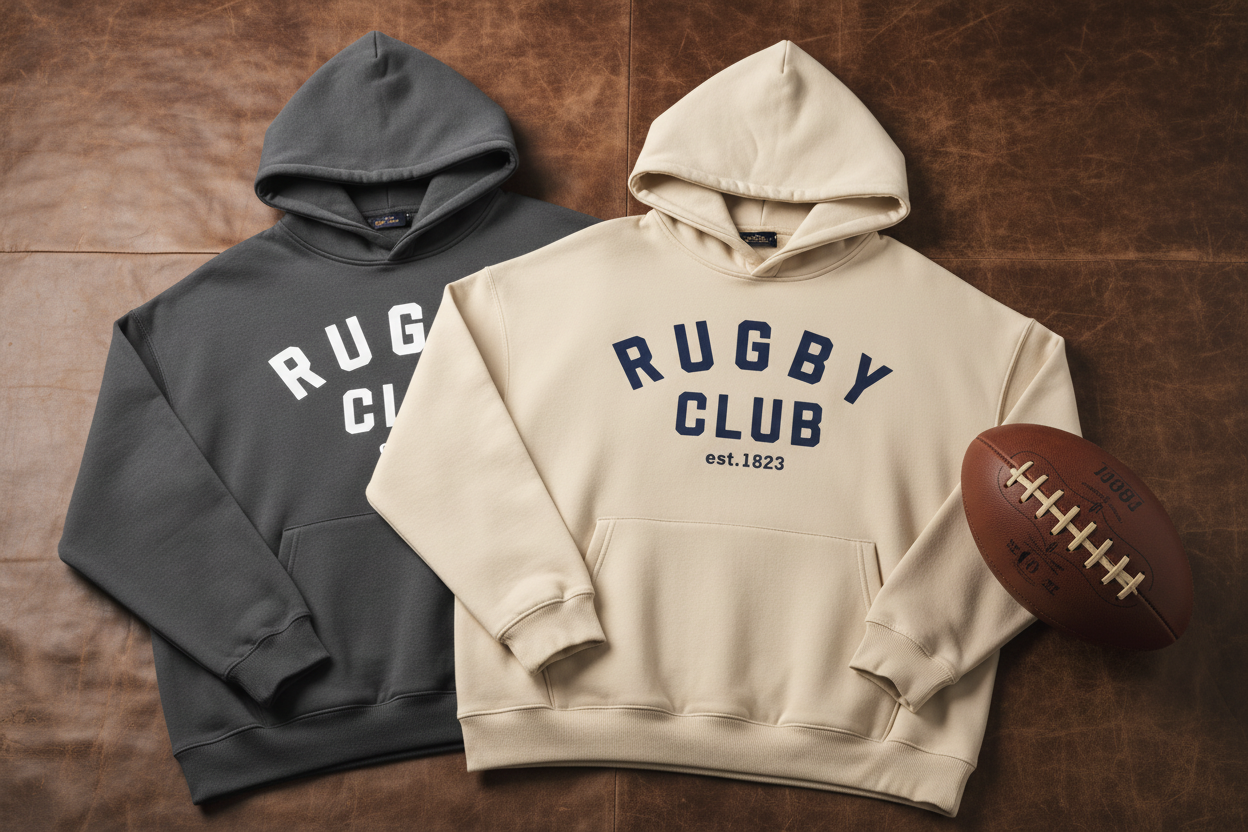 Leather surface with props