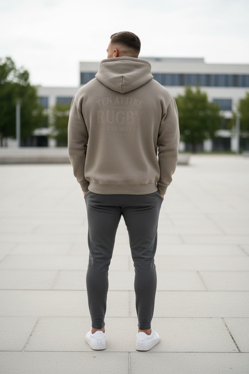 Male model back view