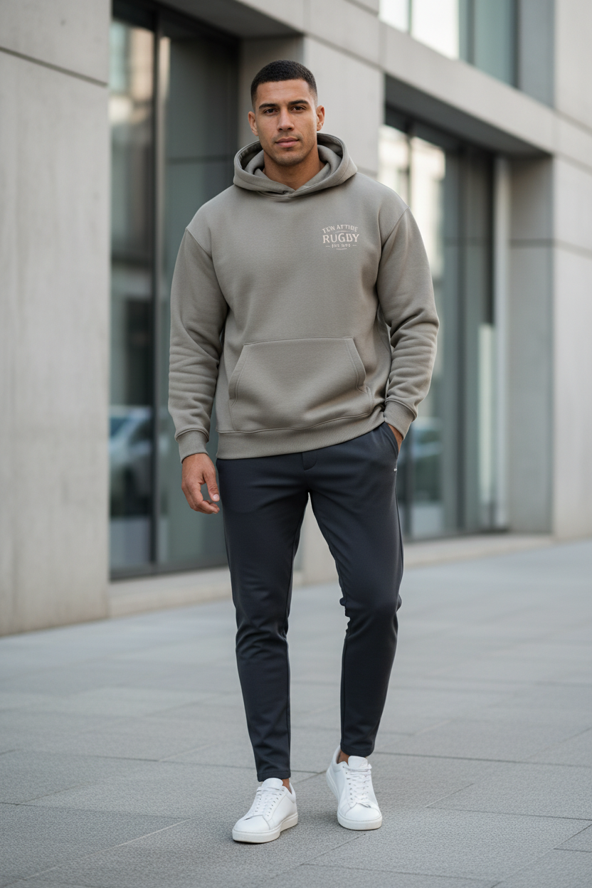 Male model front view outdoor