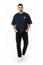 Male model wearing Brotherhood tee full body