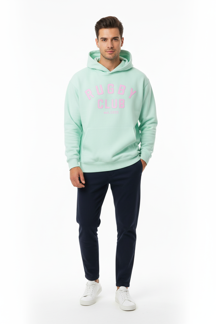 Mint Green Hoodie - Full Body