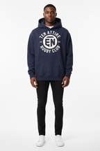 Navy Hoodie - No Drawstring