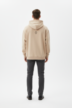 Rugby Club Hoodie Cream – Male Lifestyle Back